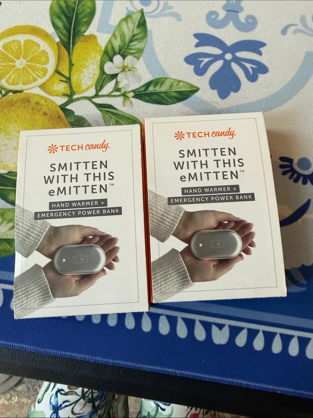 Tech Candy Smitten Hand Warmer+ Emergency power bank. Opened but not used .